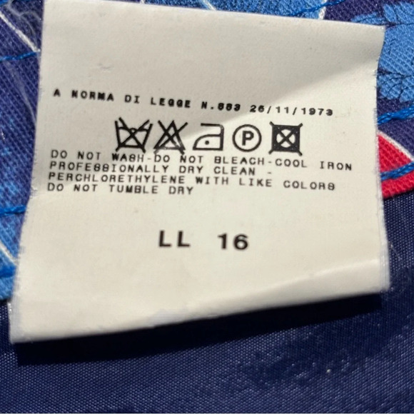 VERSACE Couture Jeans Sz 27 Vintage Geometric Print Pants Jeans  Style - Picture 5 of 13